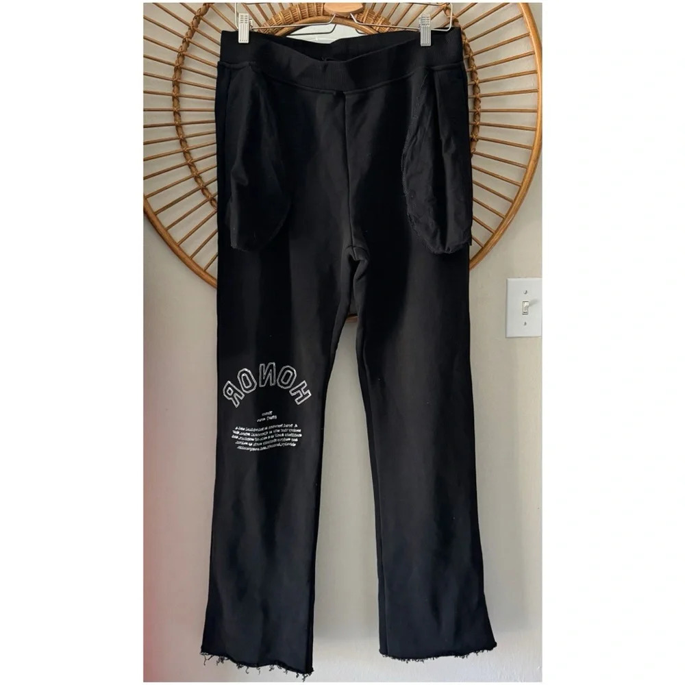 Honor the gift inside out sweatpants size XXL black